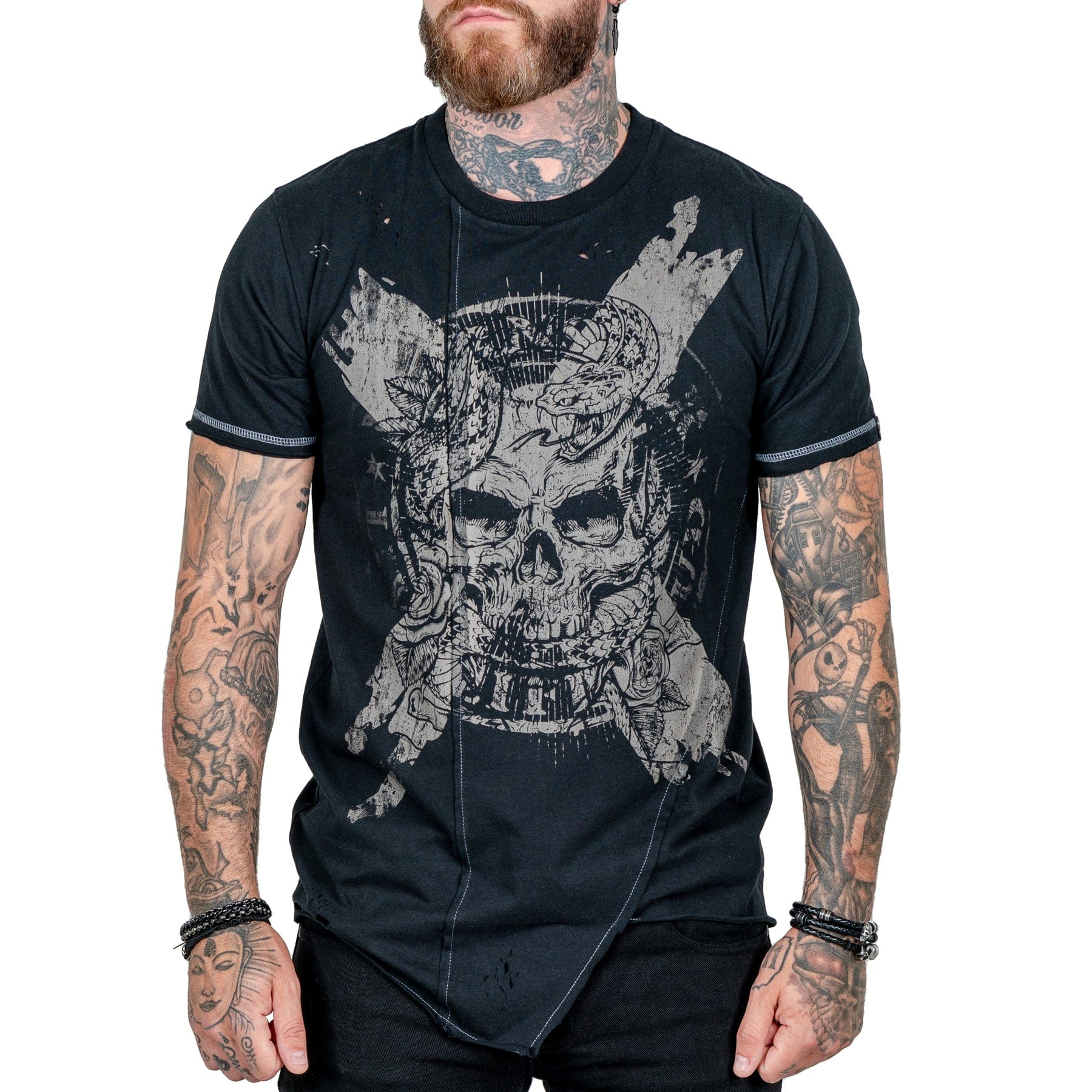 Wornstar Clothing Mens Tee. Xero Skull T-Shirt