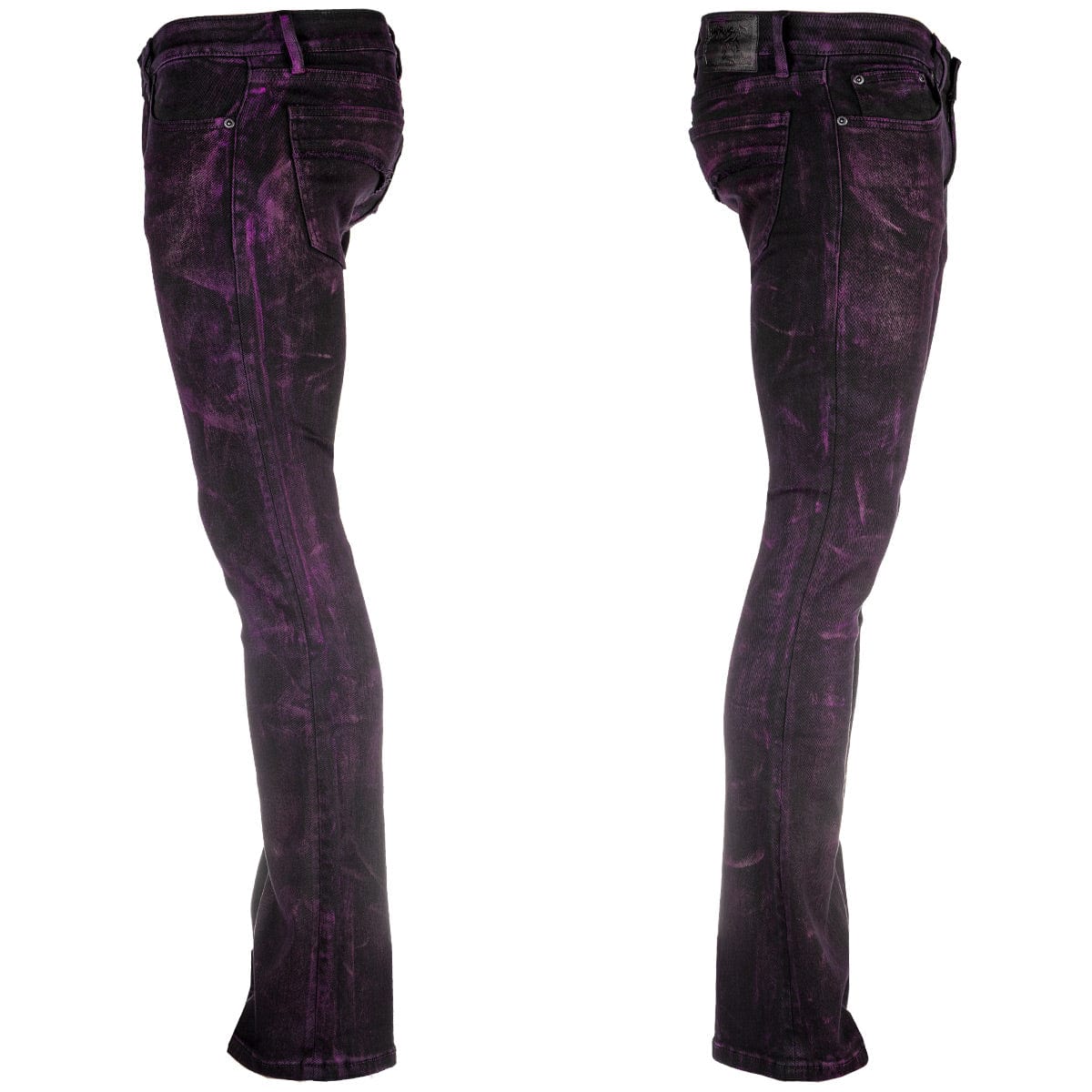 Custom Chop Shop Pants Copy of Wornstar Custom Jeans - Purple Haze Alloy Washed