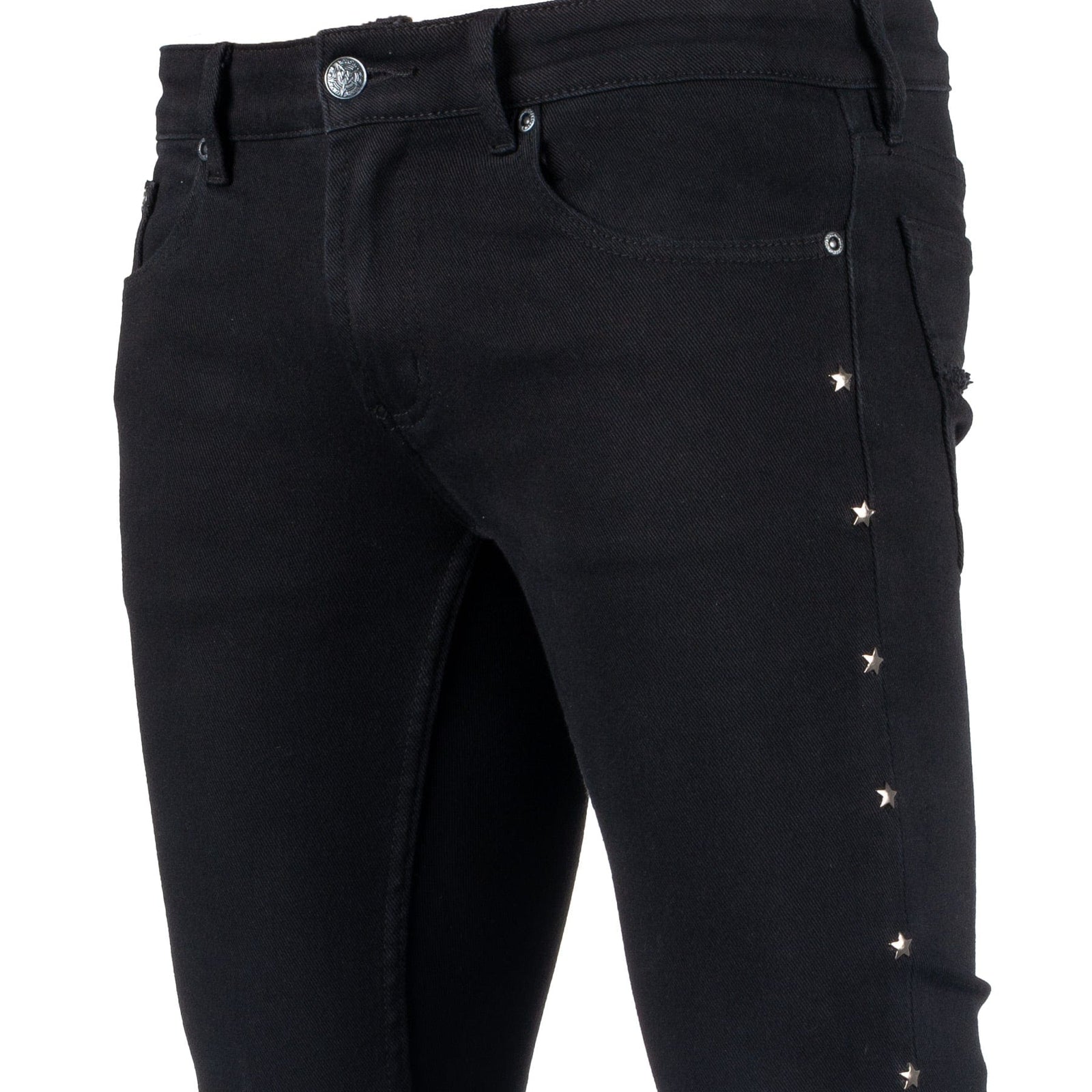 Custom Chop Shop Pants Gauntlet Jeans - MTO Star Side Studs
