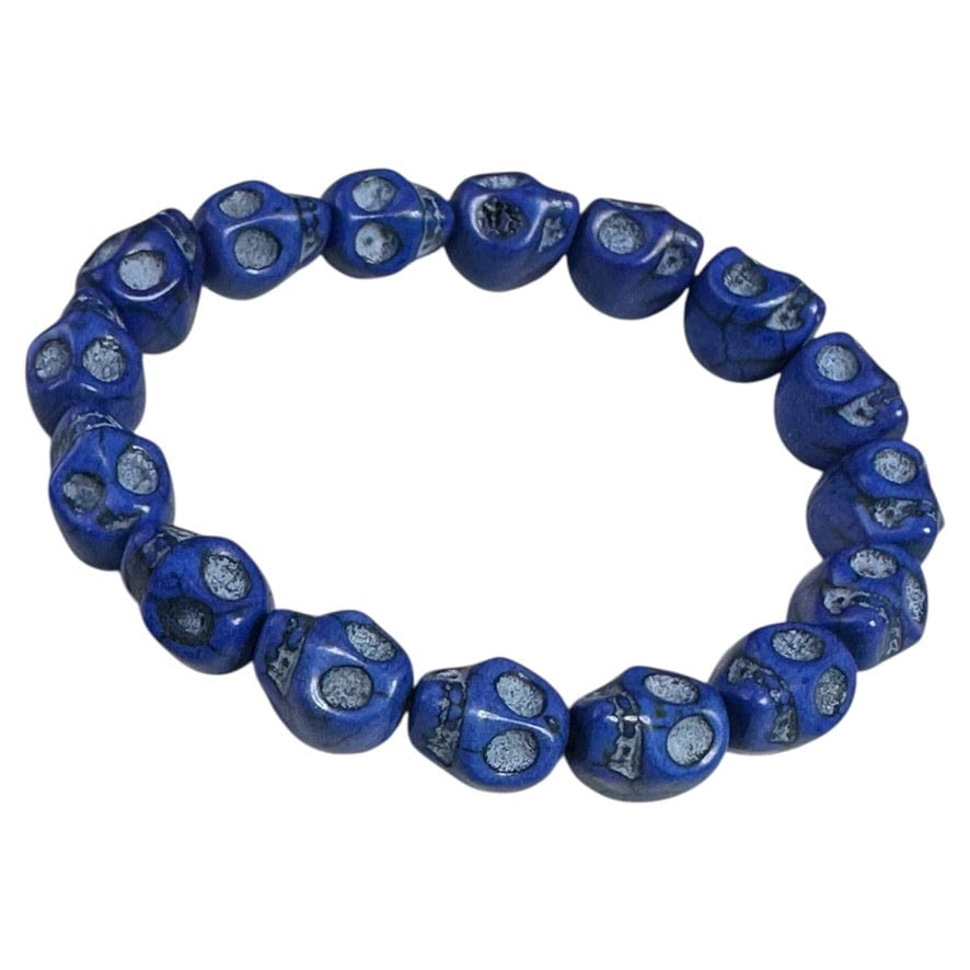 Custom Chop Shop Accessory Wornstar Custom Bracelet - Them Bones - Blue