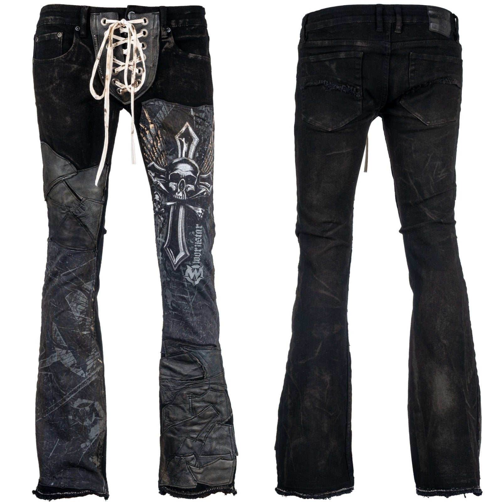 Custom Chop Shop Pants Wornstar Custom Jeans - Bullet Saint