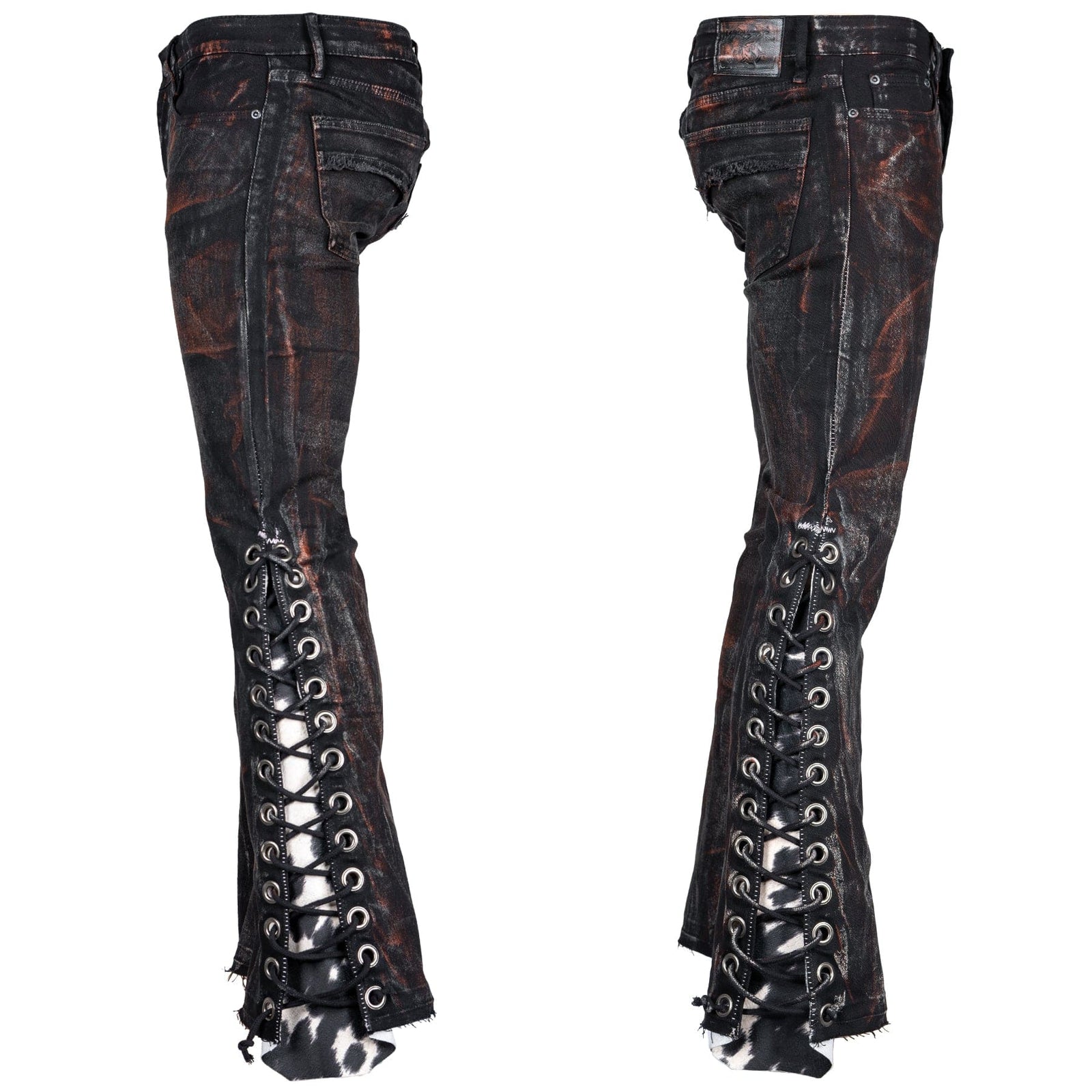 Custom Chop Shop Pants Wornstar Custom Jeans - Cow Bells