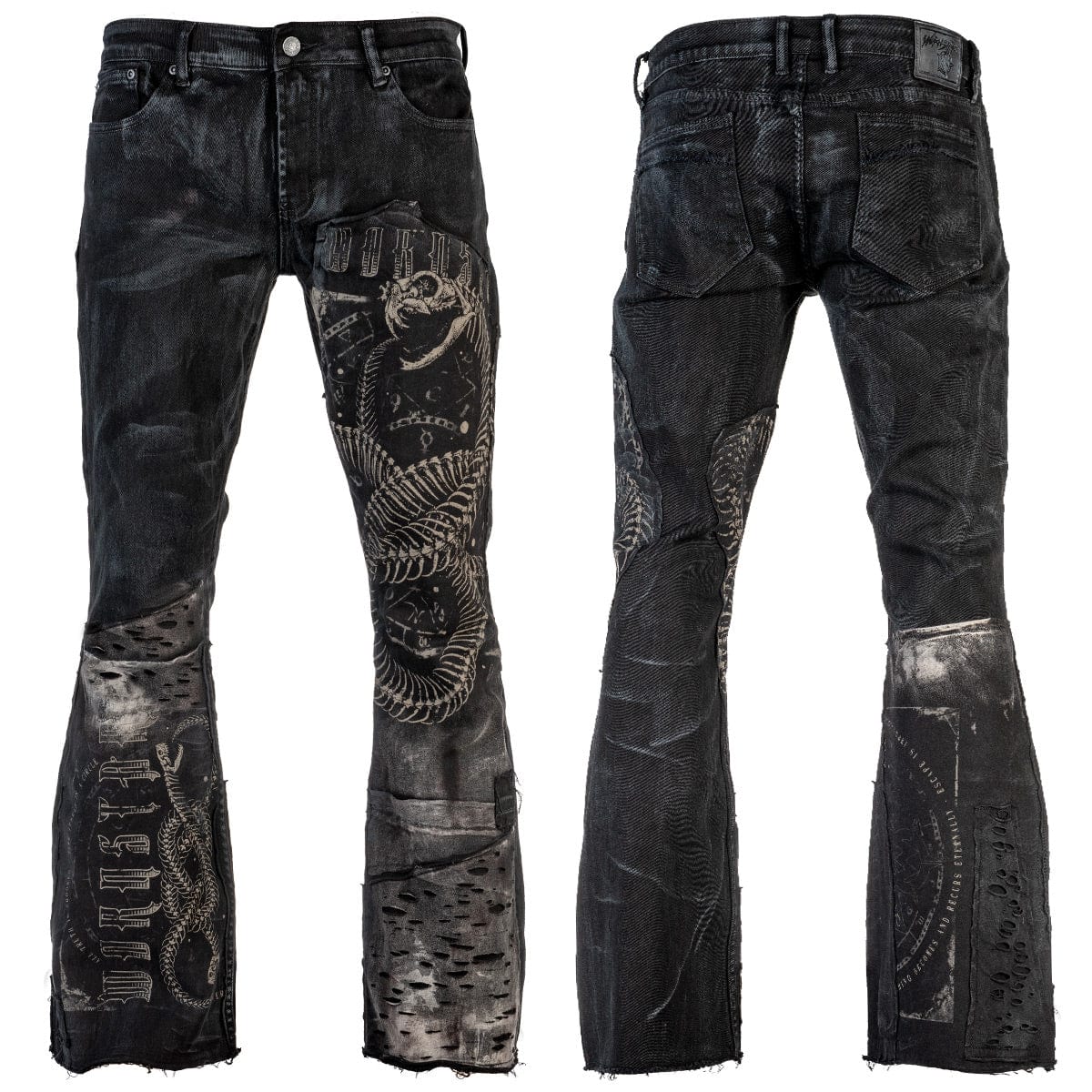 Custom Chop Shop Pants Wornstar Custom Jeans - Ouroboros