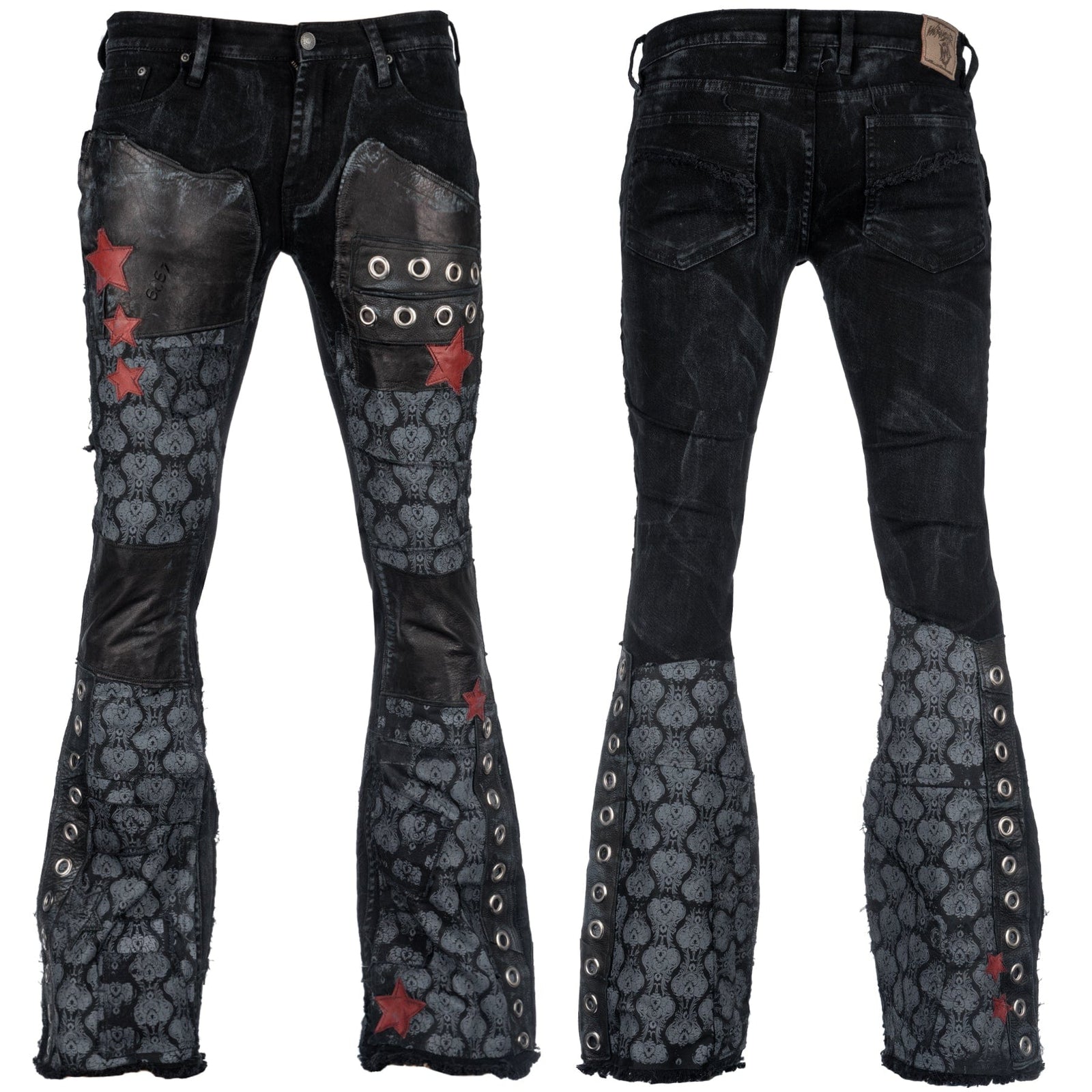 Wornstar Custom Pants - Odyssey Black and Red