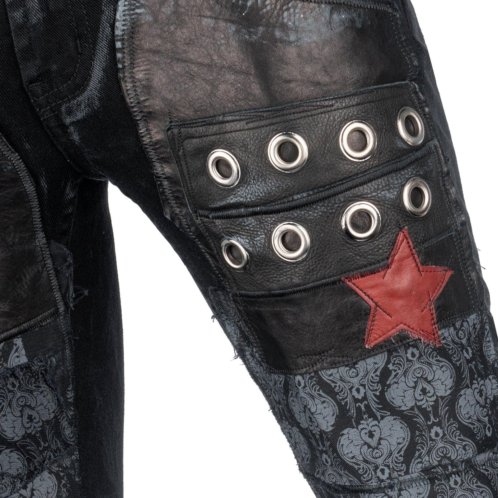 Wornstar Custom Pants - Odyssey Black and Red