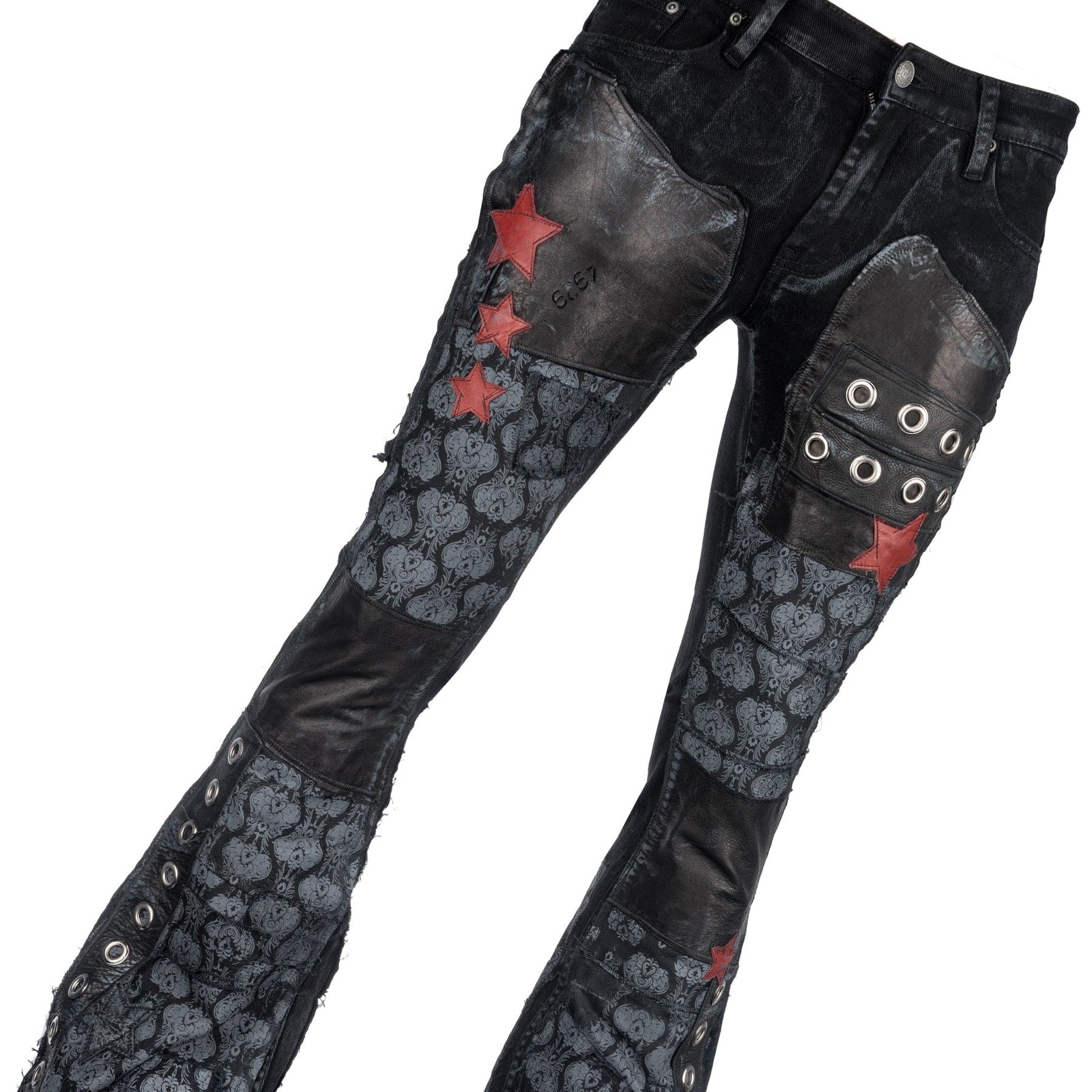 Wornstar Custom Pants - Odyssey Black and Red