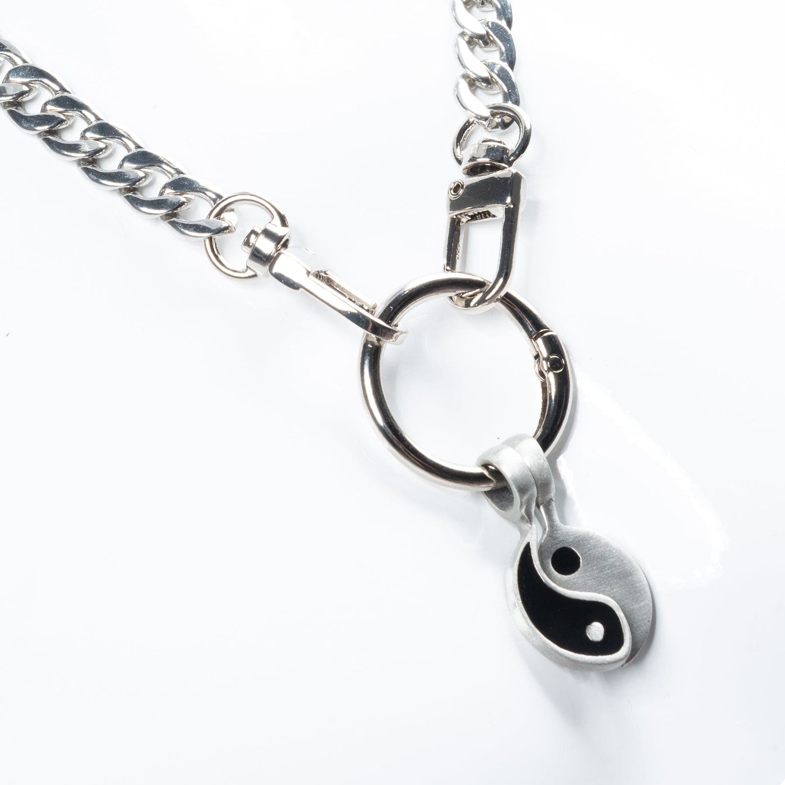 Custom Chop Shop Accessory Wornstar Custom Necklace Chain With Yin and Yang Charm