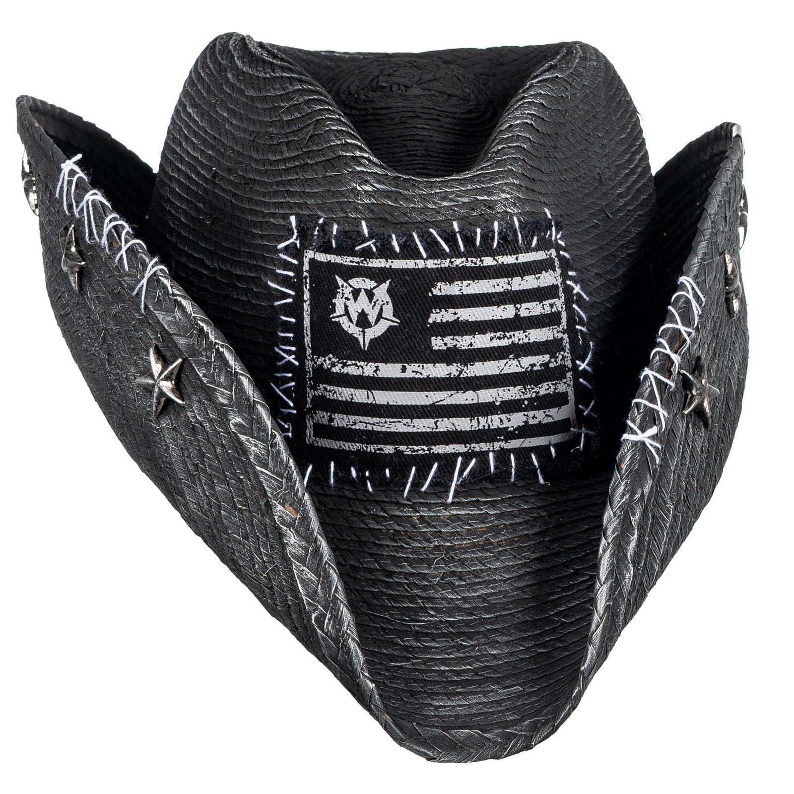 Custom Chop Shop Accessory Wornstar Custom Rocker Hat - Flag and Stars - Ready to Ship