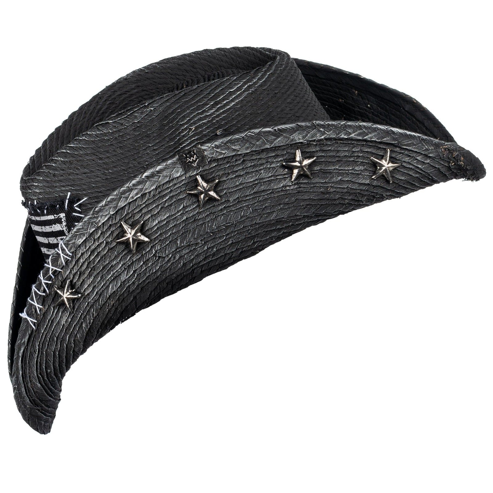 Custom Chop Shop Accessory Wornstar Custom Rocker Hat - Flag and Stars - Ready to Ship
