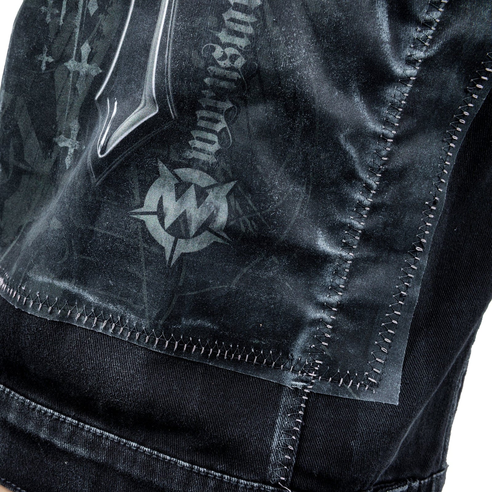 Custom Chop Shop Jacket Wornstar Custom Vest - Bullet Saint - Ready to Ship - Size Large