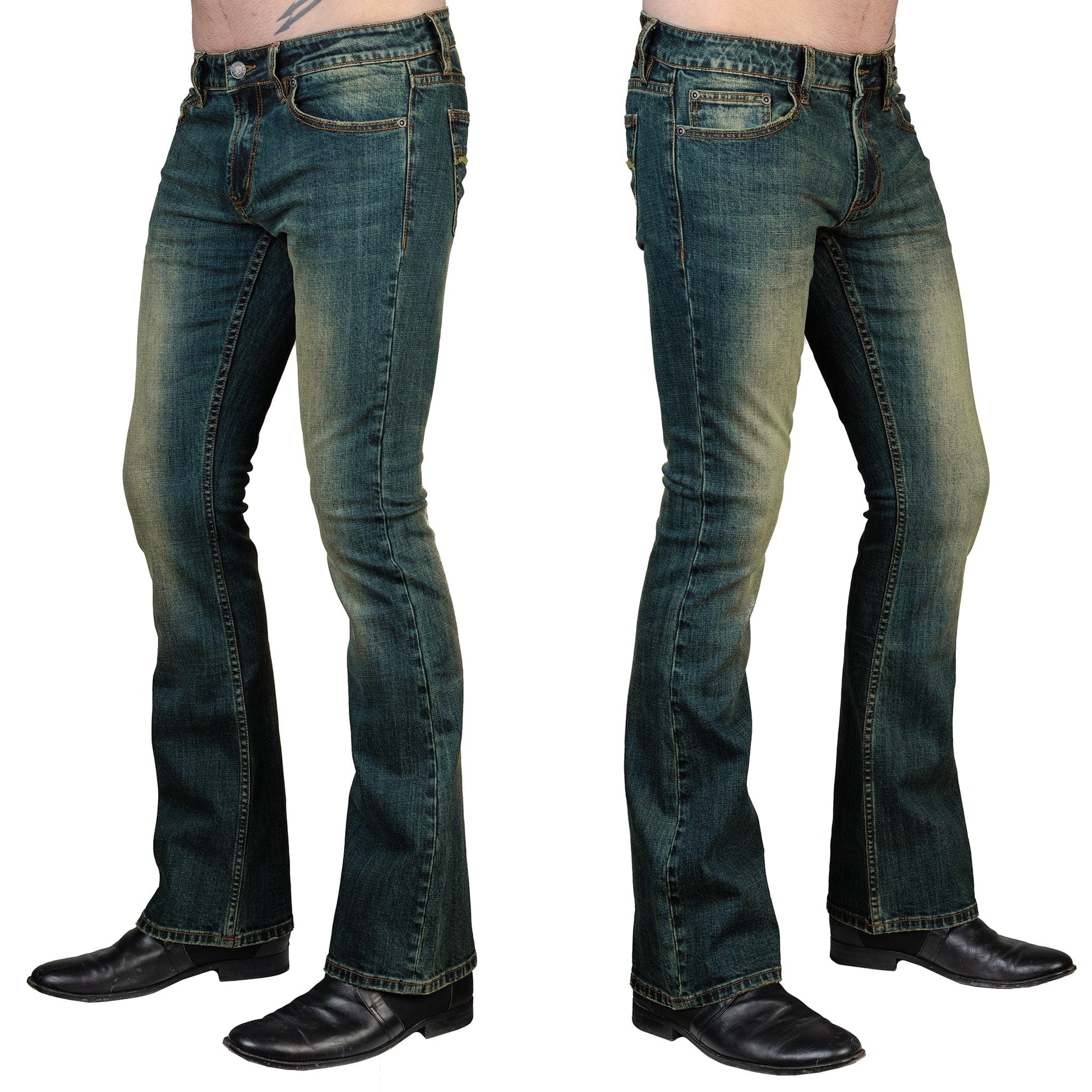 Wornstar Clothing Mens Jeans Hellraiser Denim Pants - Vintage Blue