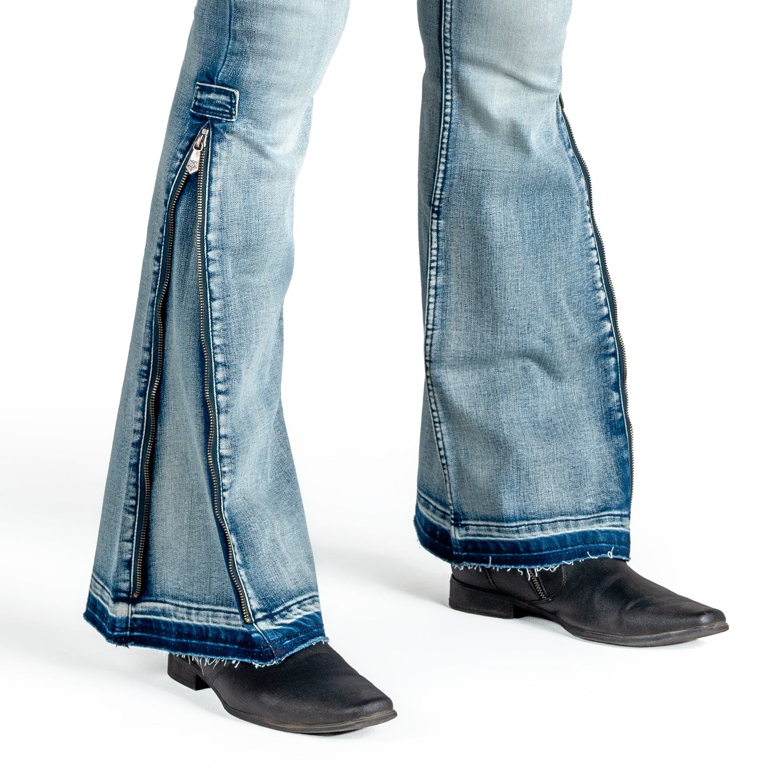 Essentials Collection Pants Hellraiser Side Zipper Jeans - Classic Blue