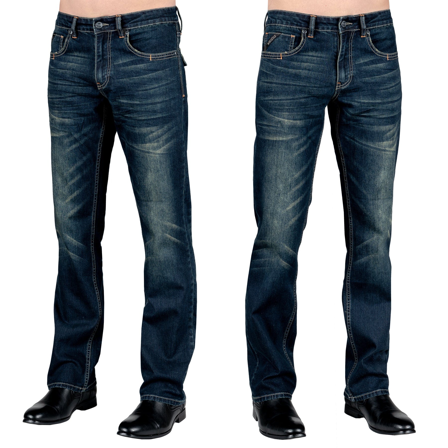 Wornstar Clothing Mens Jeans. Trailblazer Denim Pants - Midnight Blue