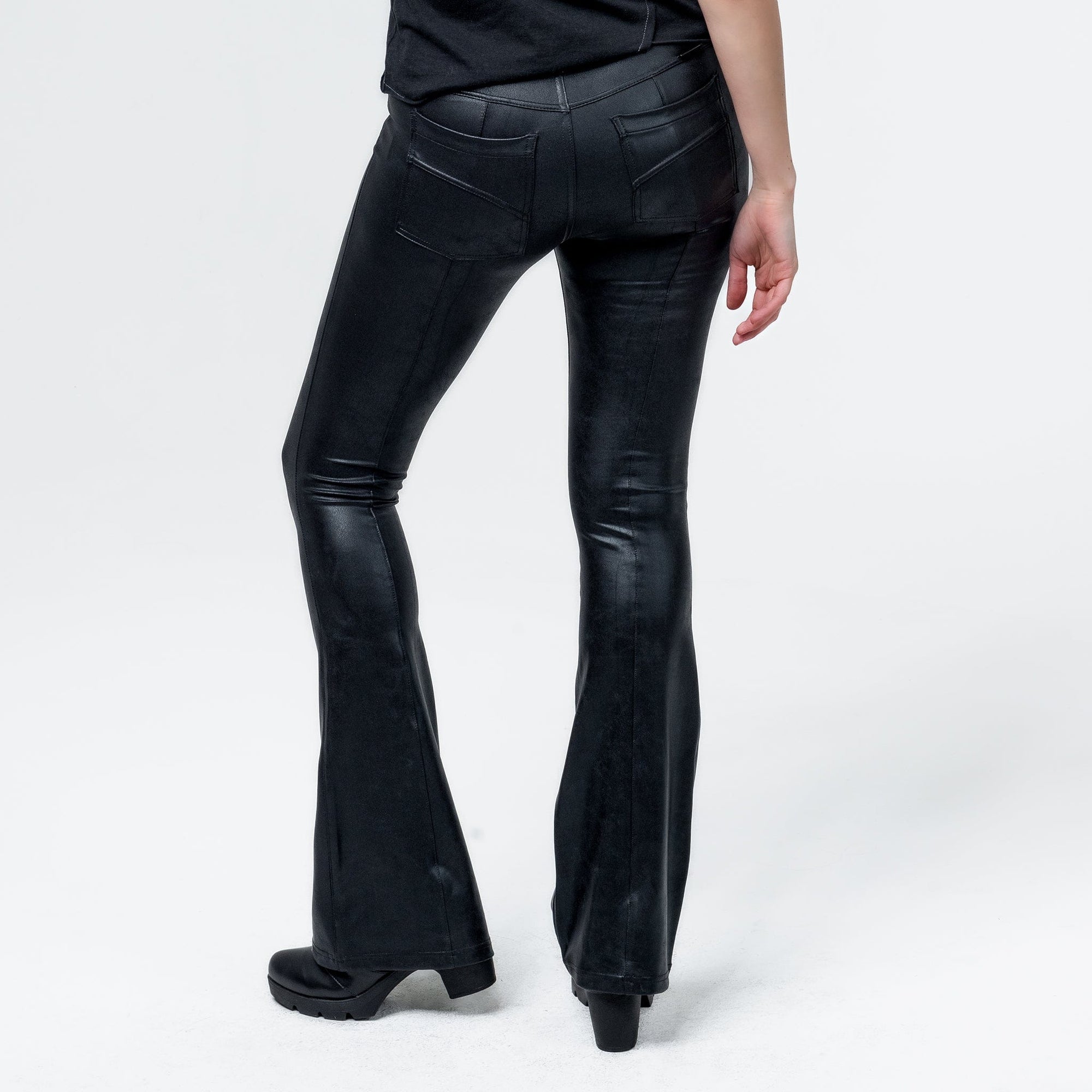Wornstar Clothing Womens Leggings Fearless Bootcut Womens Pants - Black