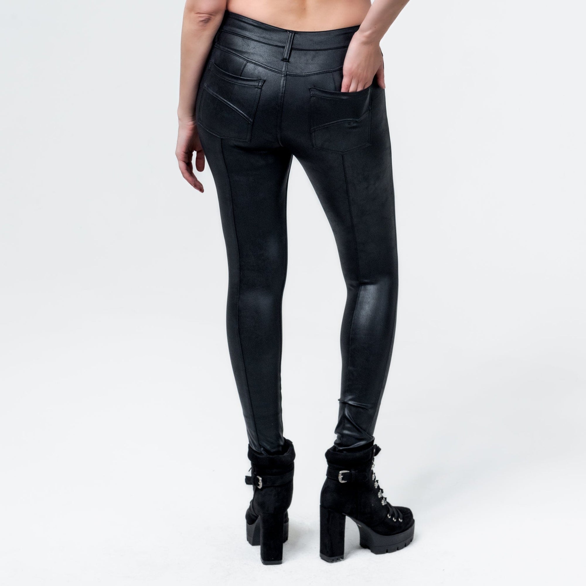 Wornstar Clothing Womens Pants. Fearless Skinny Cut Pants - Black
