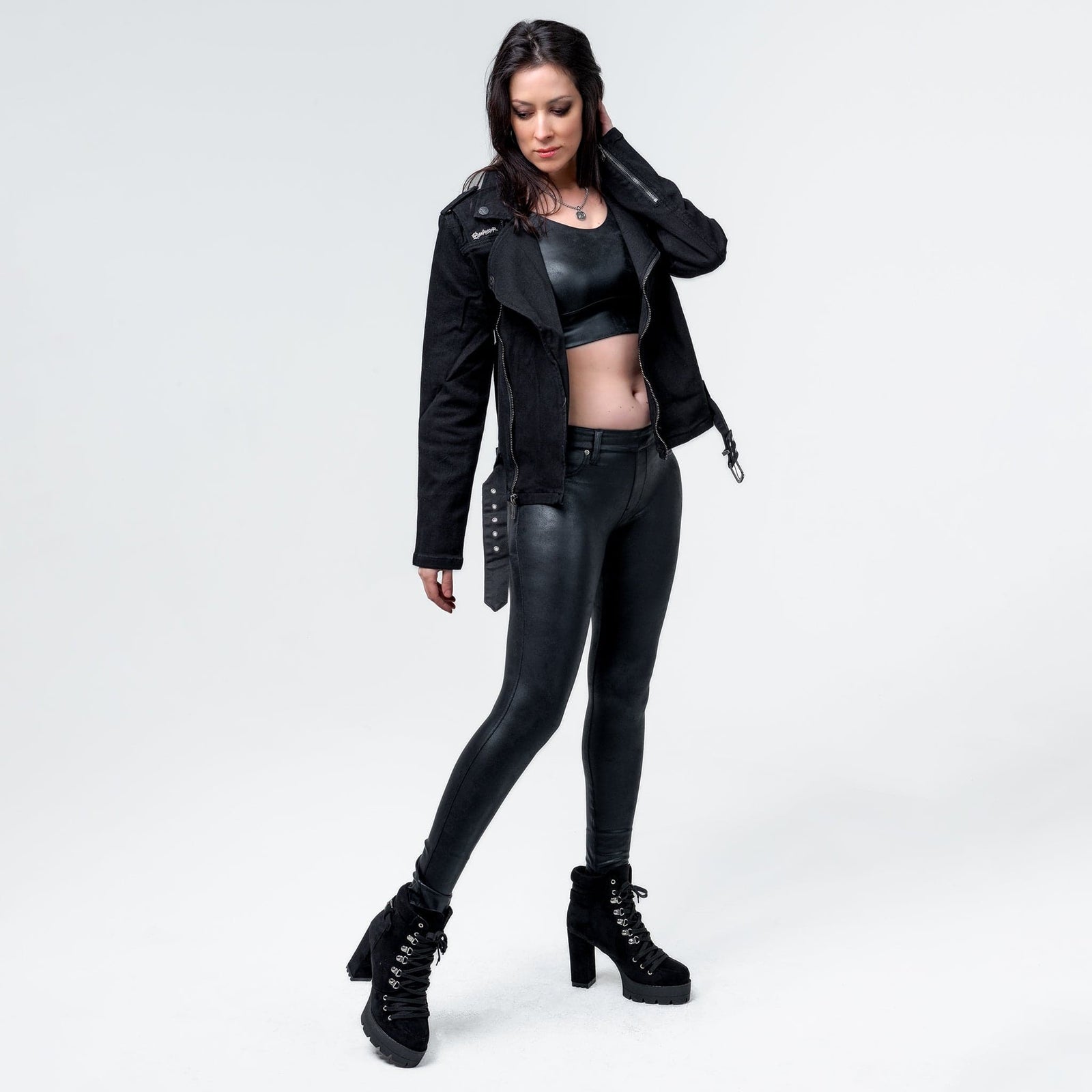 Wornstar Clothing Womens Pants. Fearless Skinny Cut Pants - Black