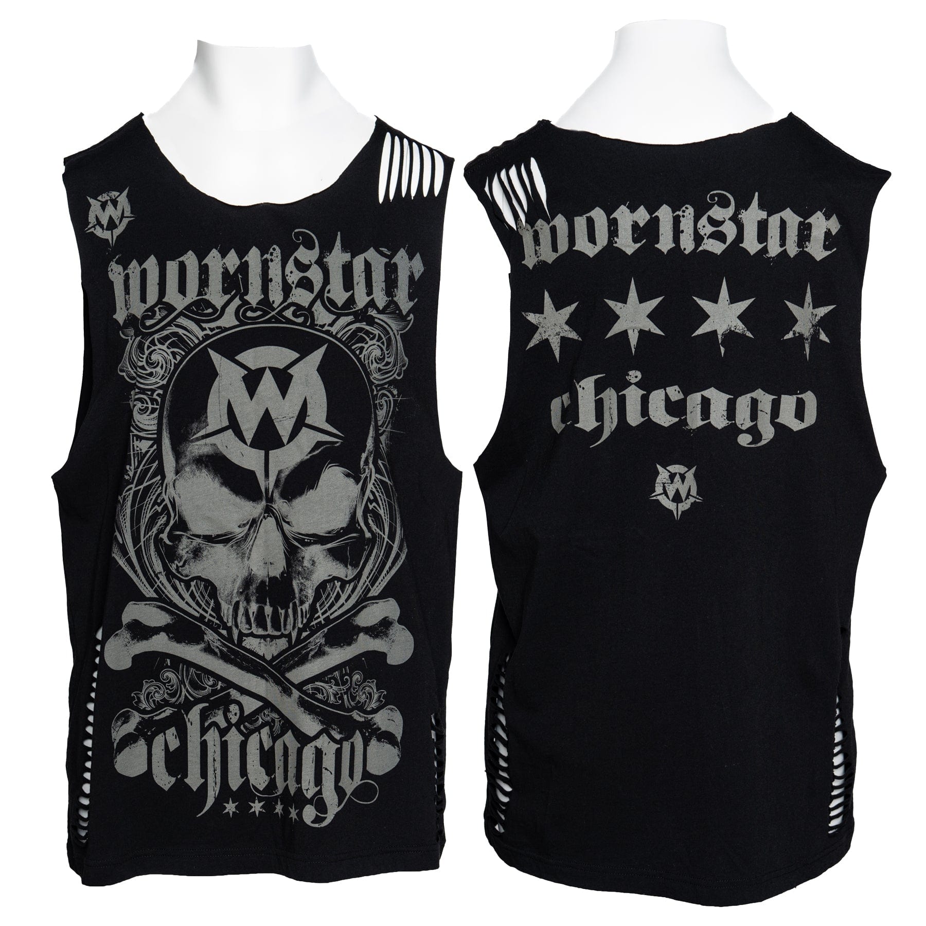 Sirens Collection T-Shirt One Size Wornstar Custom -  Cut Tee - Chicago Core OS Ready to Ship