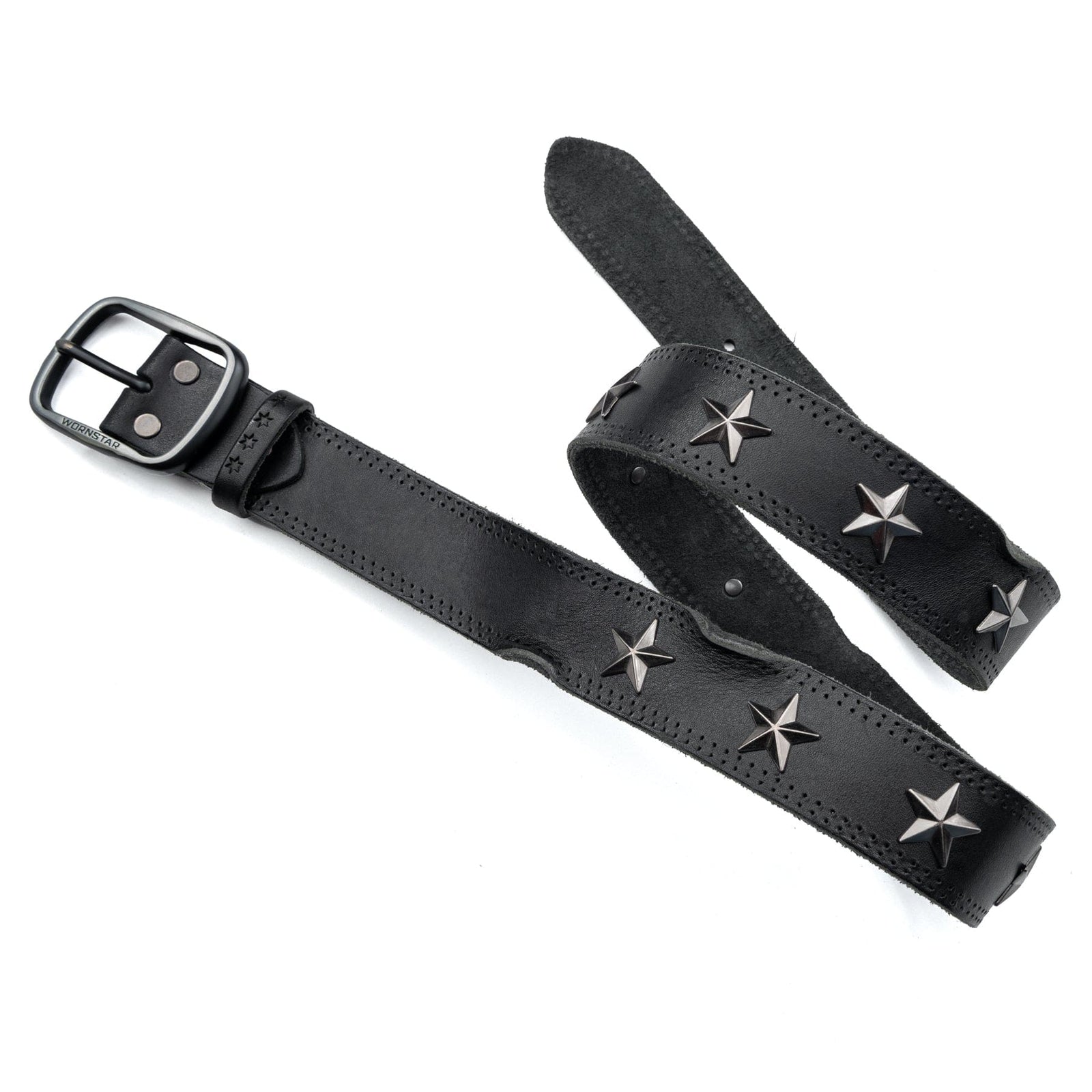 Wornstar Swag Belt Gauntlet Star Leather Belt