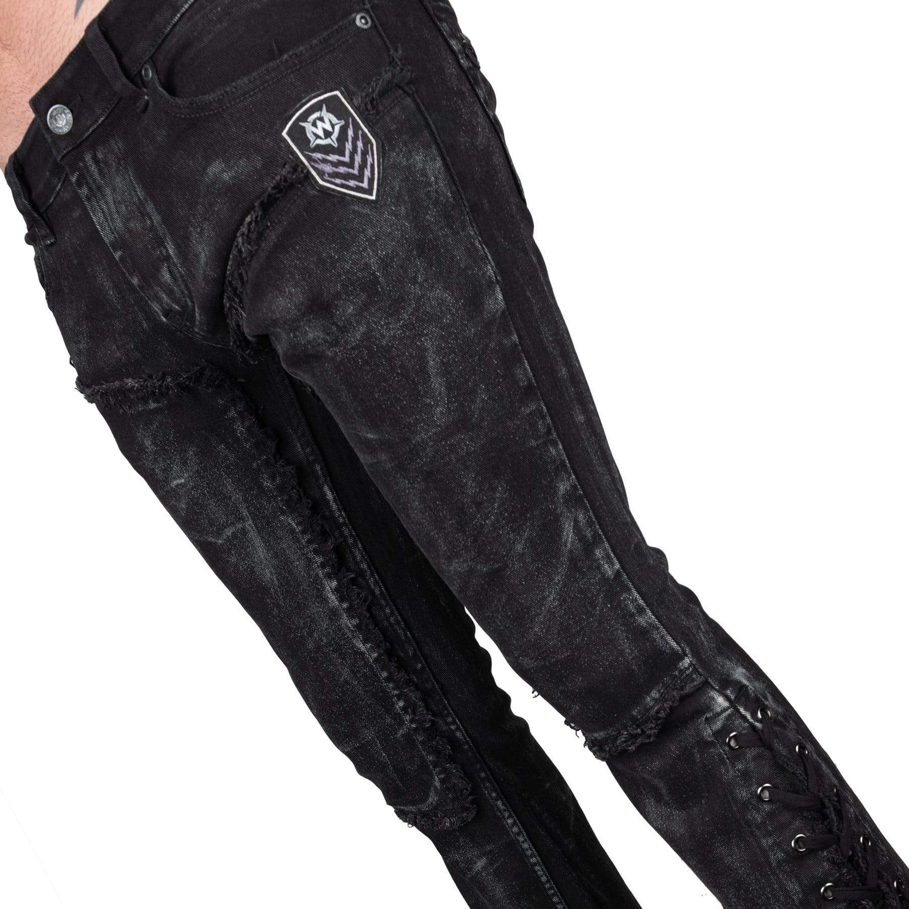 Wornstar Clothing Mens Jeans. Cutlass Denim Stage Pants - Black