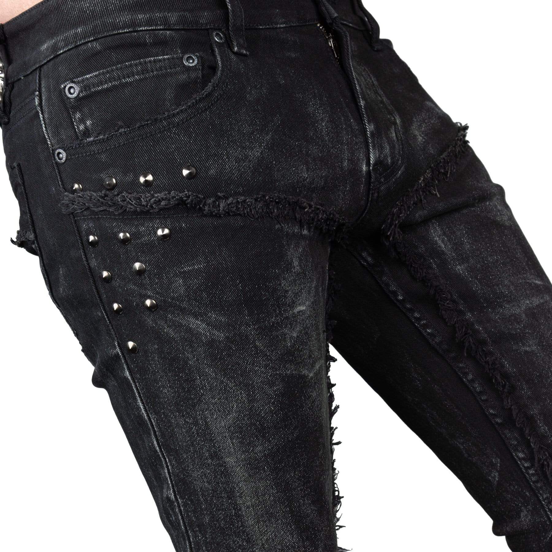 Wornstar Clothing Mens Jeans. Cutlass Denim Stage Pants - Black