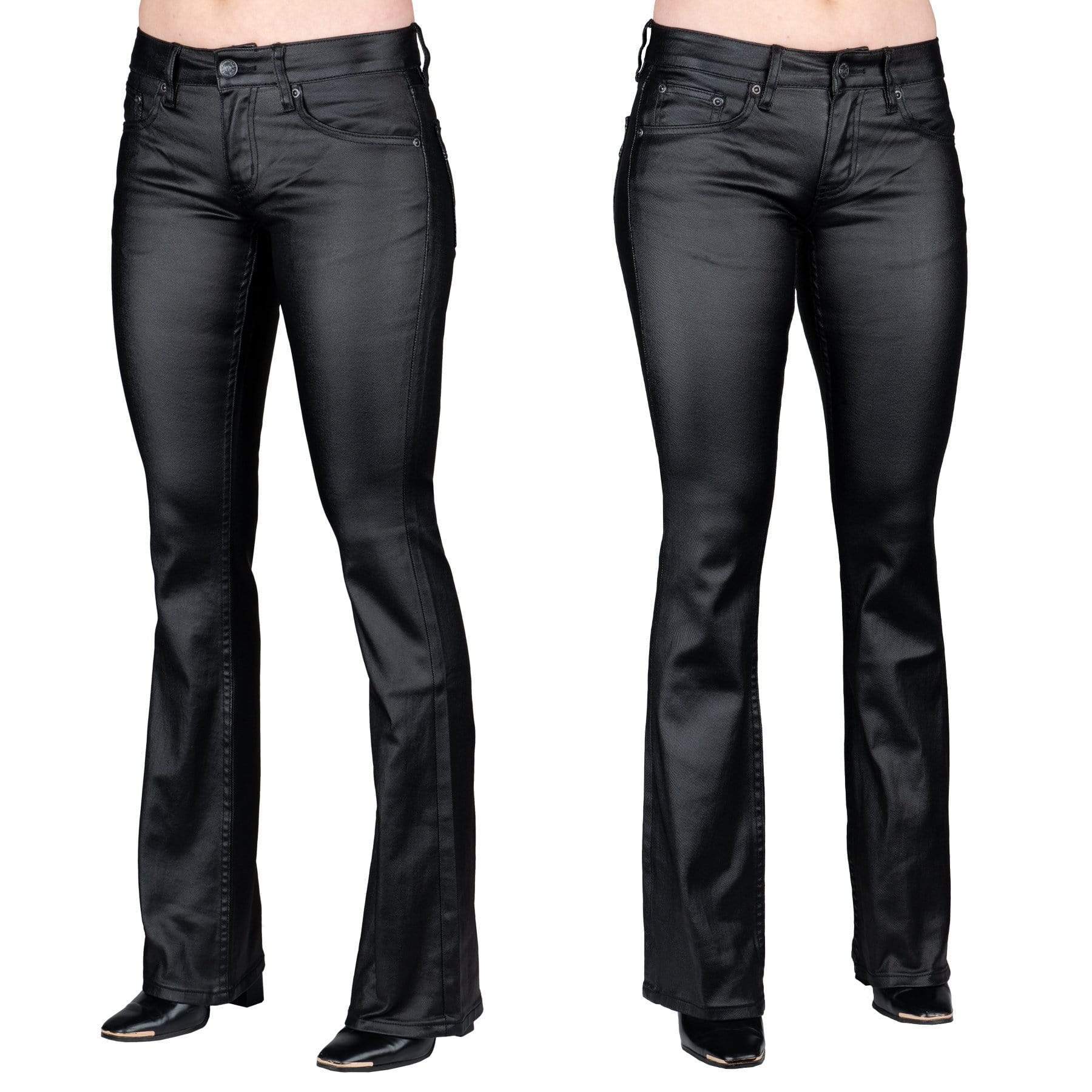 Wornstar Clothing Unisex Pants Hellraiser Waxed Denim Jeans - Black
