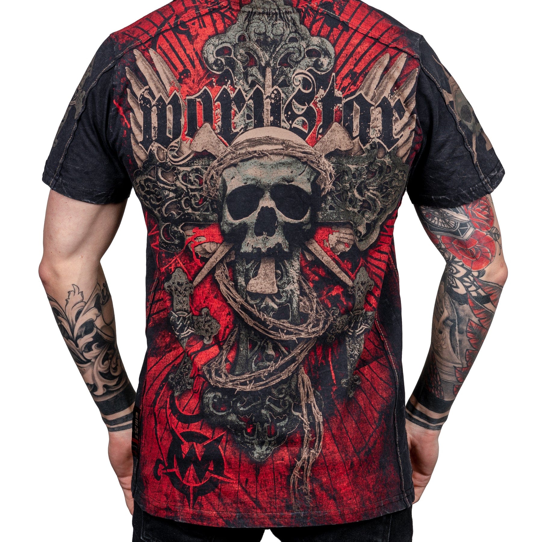 Wornstar Clothing Mens Tee Resurrection Skull T-shirt