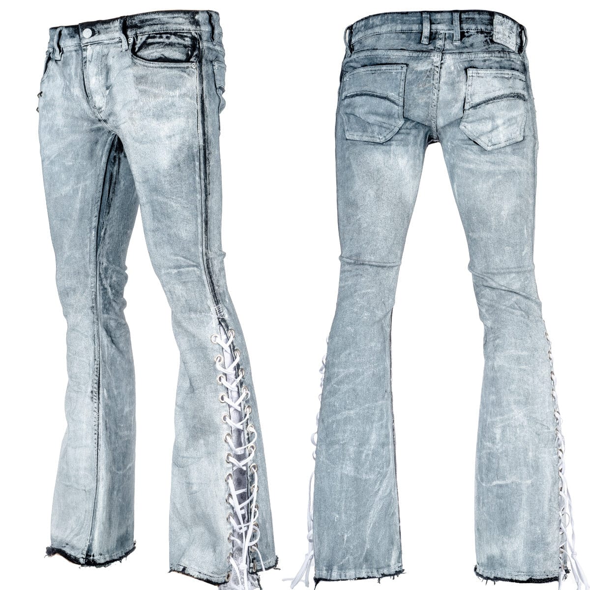 Wornstar Custom Pants - White Frost
