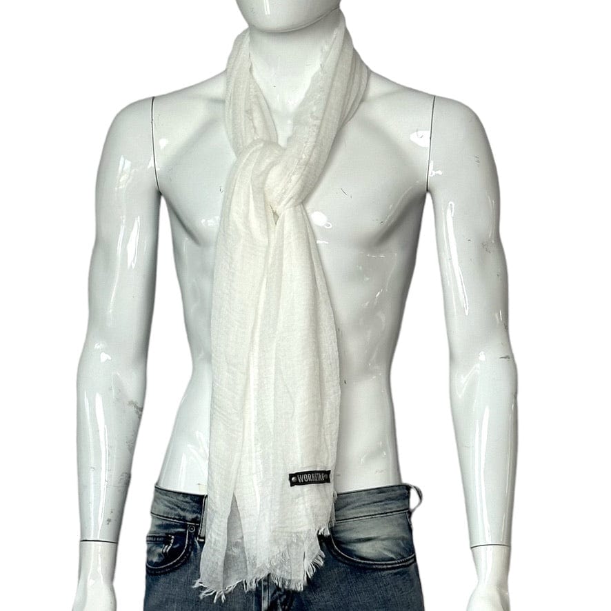 Custom Chop Shop Accessory Wornstar Custom Scarf - White