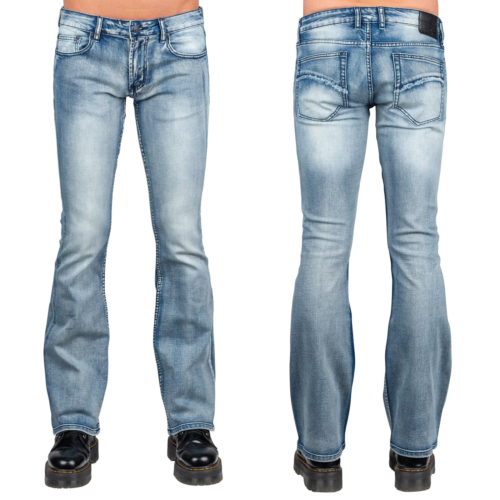 Wornstar Clothing Mens Jeans Hellraiser Denim Pants - Classic Blue
