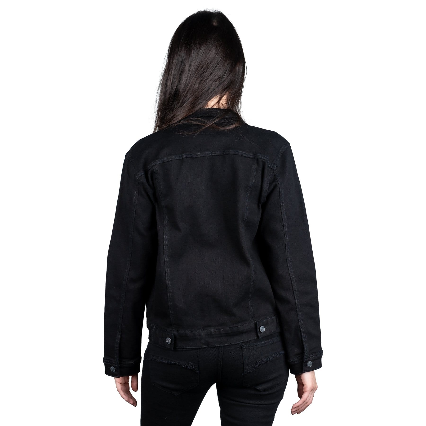 Wornstar Clothing Unisex Jacket. Idolmaker Unisex Denim Jacket - Black
