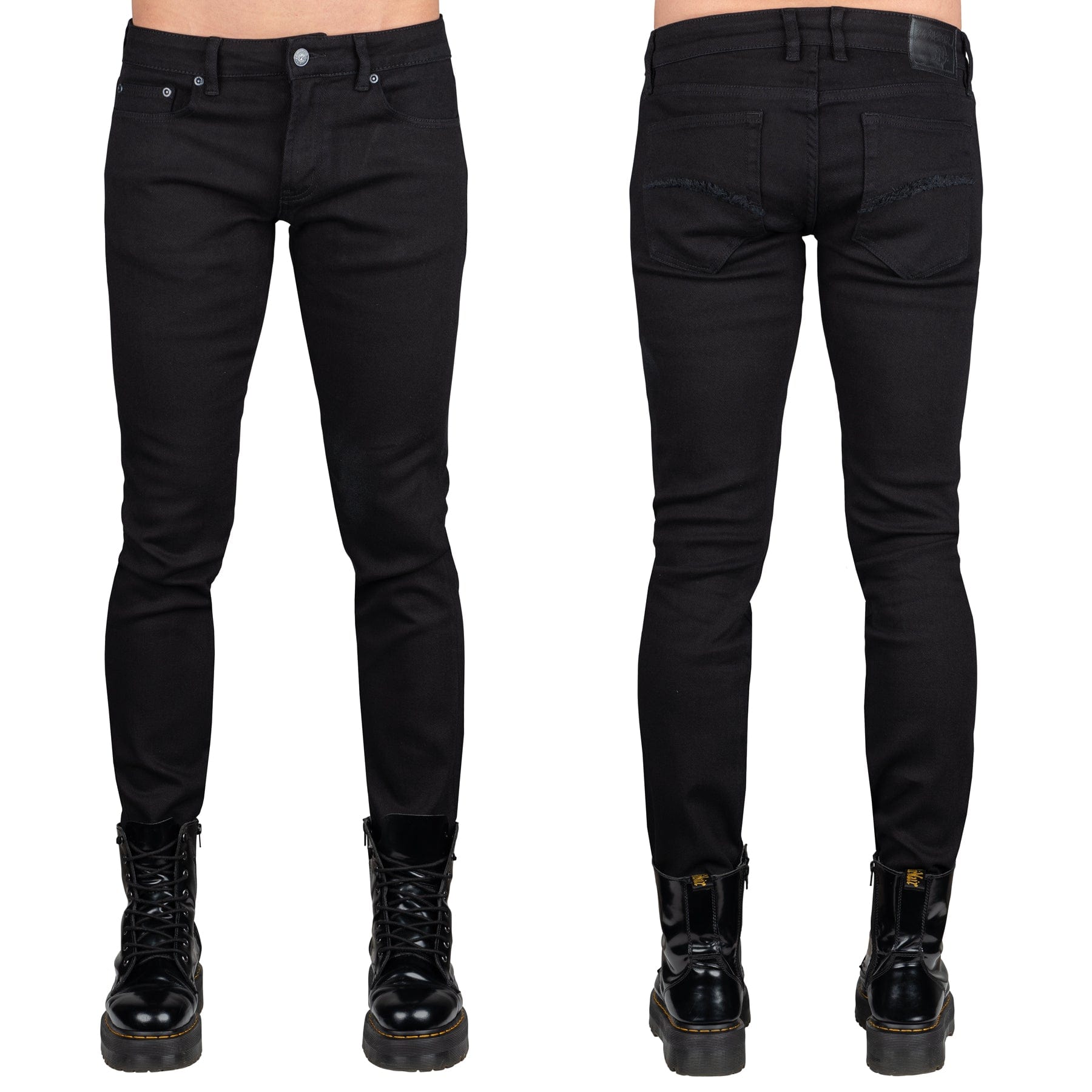 Wornstar Clothing Mens Jeans. Rampager Denim Jeans - Black
