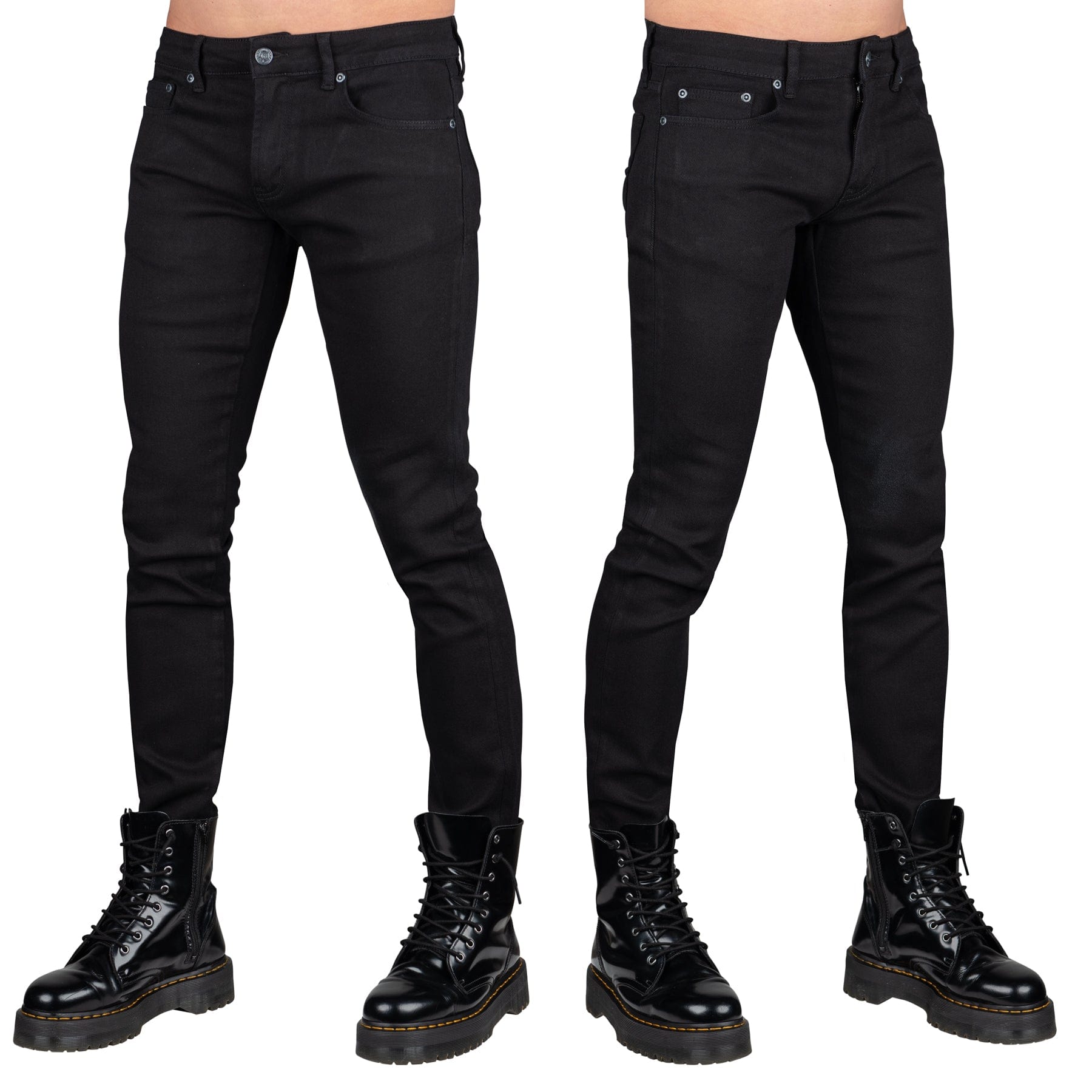 Wornstar Clothing Mens Jeans. Rampager Denim Jeans - Black