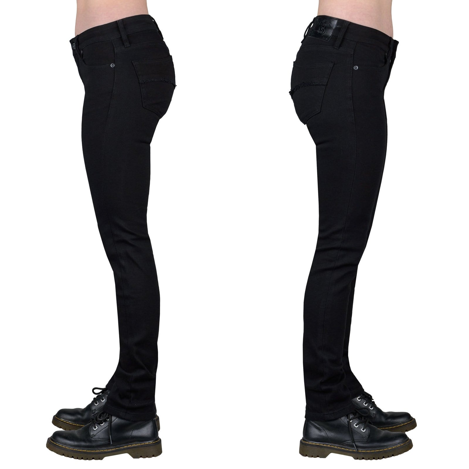 Wornstar Clothing Unisex Jeans. Rampager Denim Jeans - Black