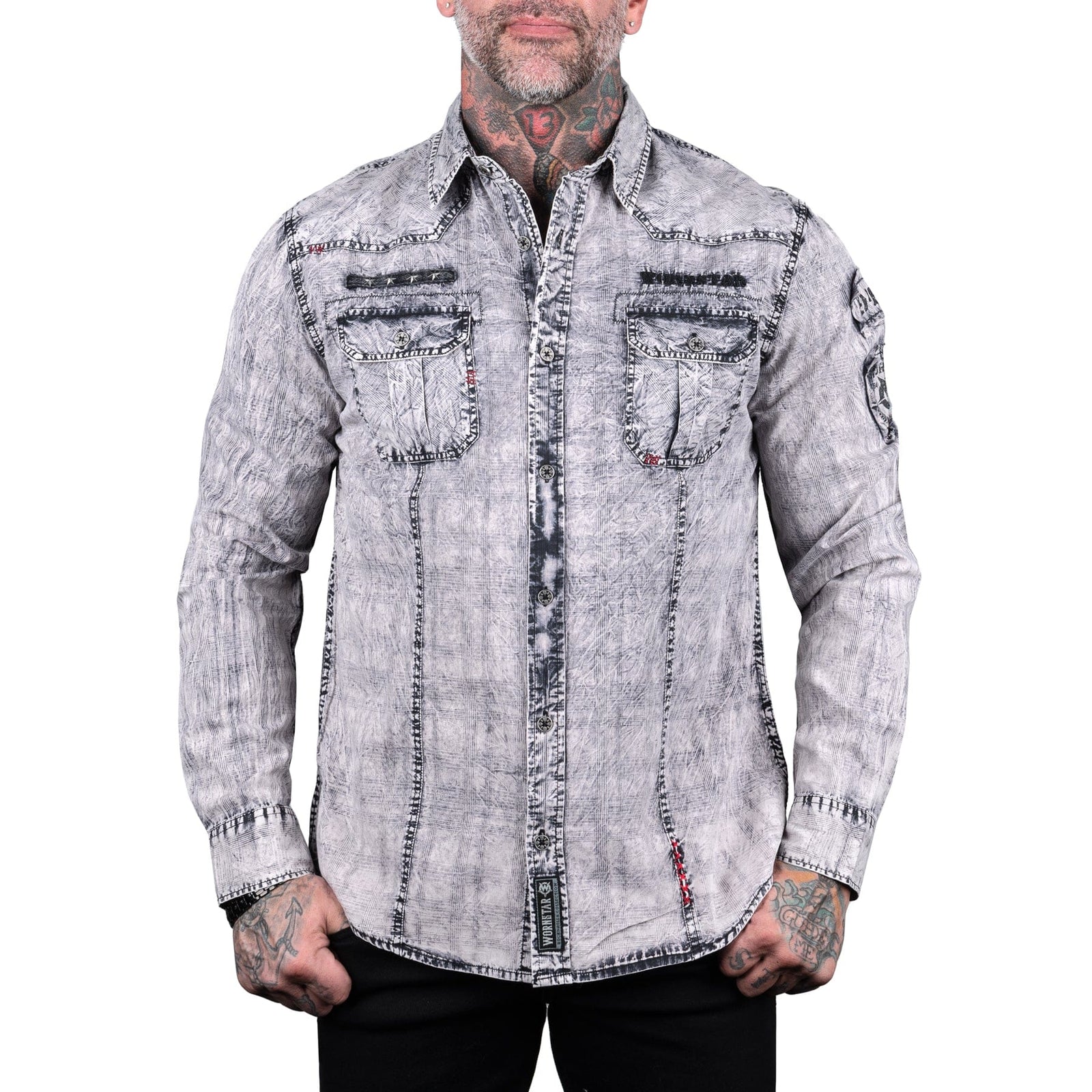 Rocknrolla Collection Button Down Ascension Shirt