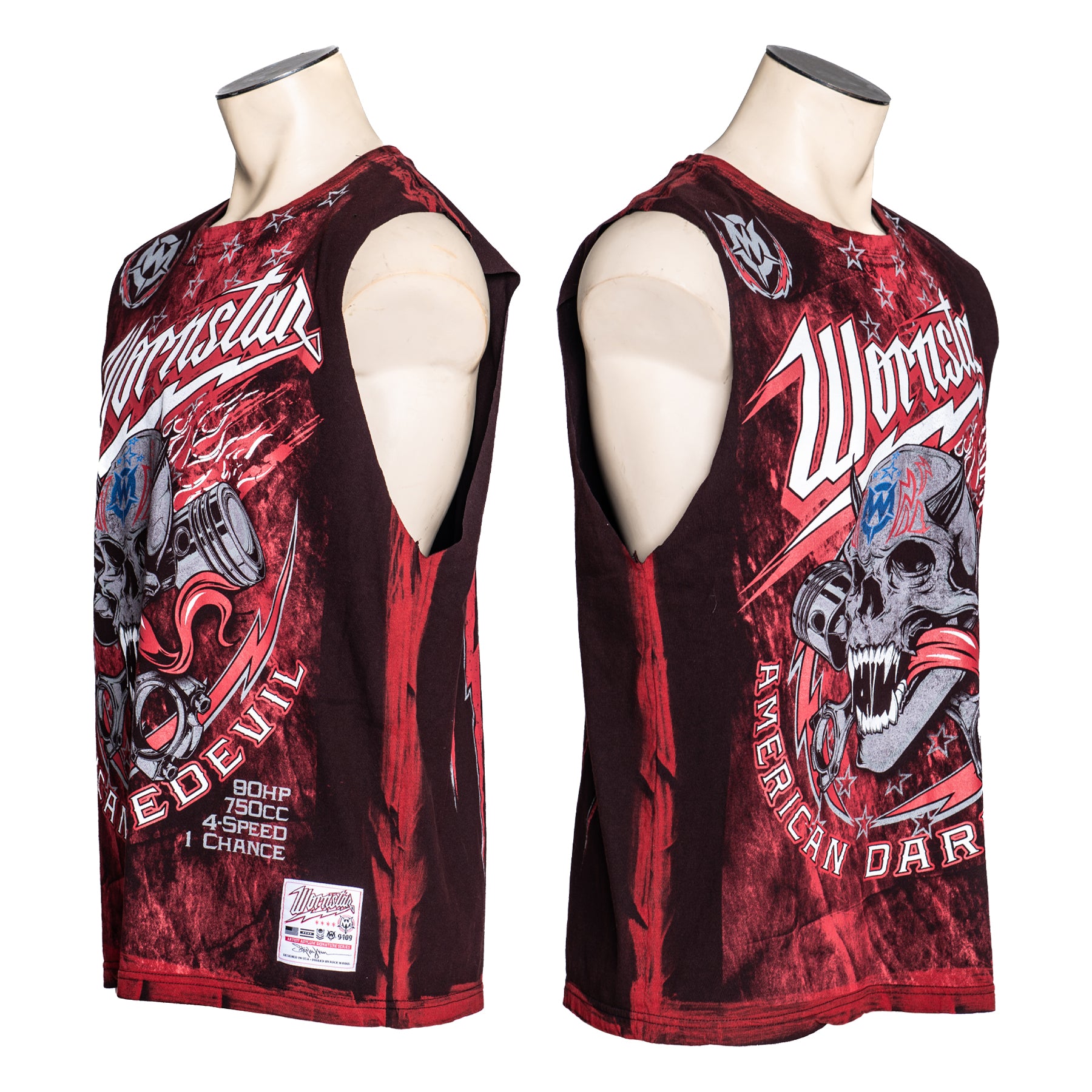 Wornstar Custom Sleeveless - American Daredevil Tee