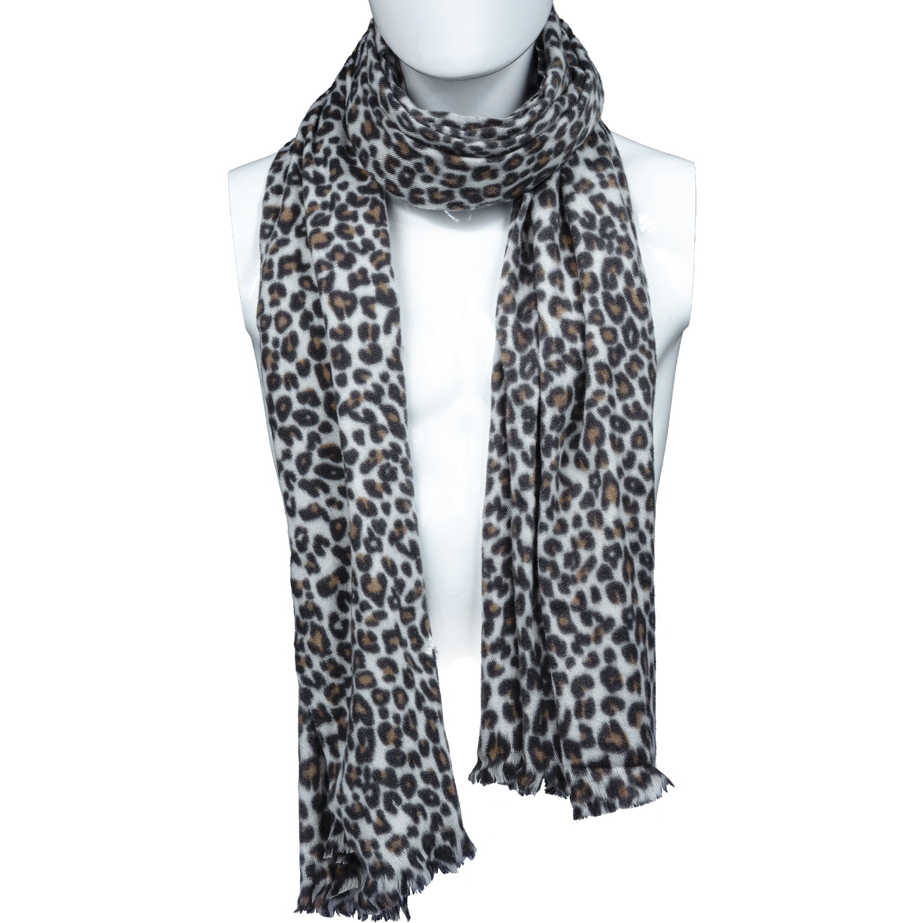 Wornstar Scarf - Leopard Print - Kashmir Wornstar Swag
