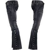 All Access Collection Pants Hellraiser Black Vintage Wash Jeans- Side Button - Ready to Ship - Size 34x33