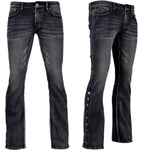All Access Collection Pants Hellraiser Black Vintage Wash Jeans- Side Button - Ready to Ship - Size 34x33
