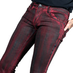 All Access Collection Pants Hellraiser Coated Jeans - Crimson