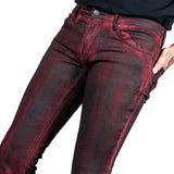 All Access Collection Pants Hellraiser Coated Jeans - Crimson