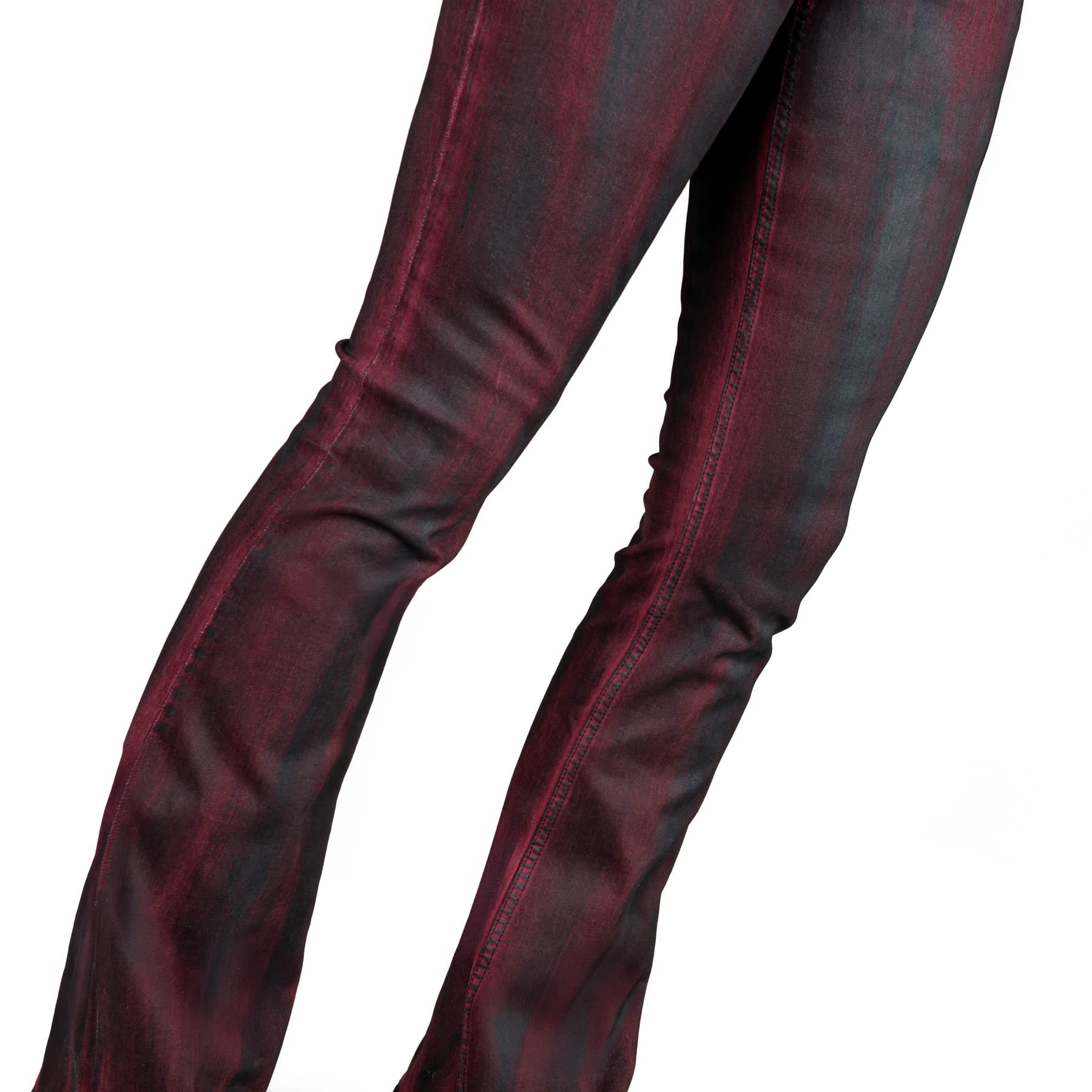 All Access Collection Pants Hellraiser Coated Jeans - Crimson