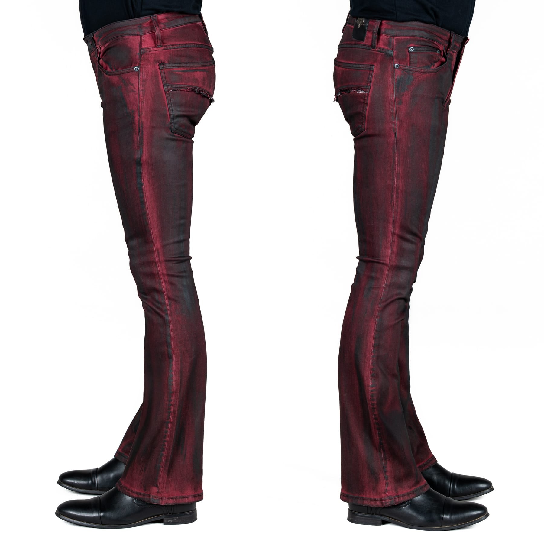All Access Collection Pants Hellraiser Coated Jeans - Crimson