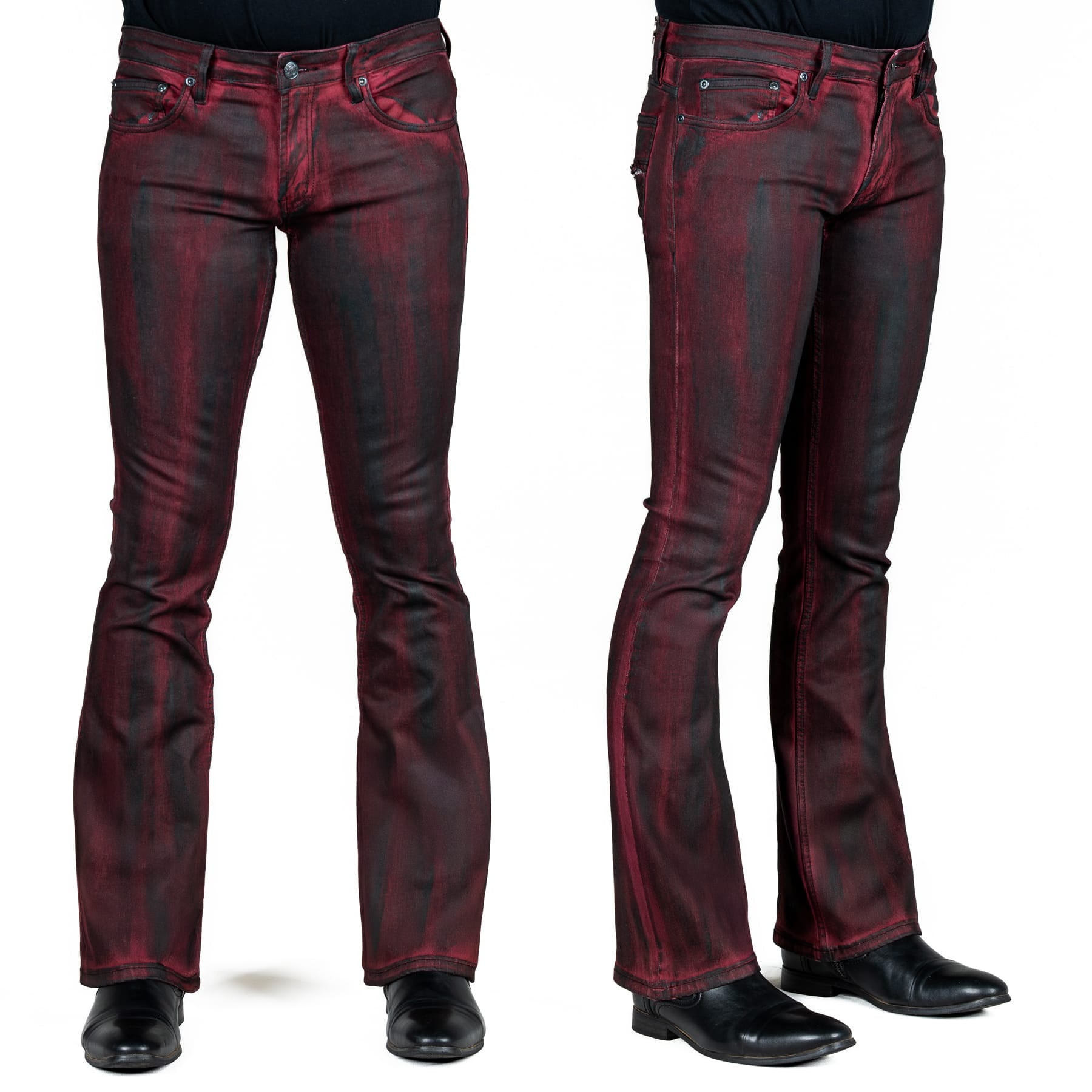 All Access Collection Pants Hellraiser Coated Jeans - Crimson