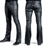 All Access Collection Pants Hellraiser Side Button Waxed Denim Jeans - Black