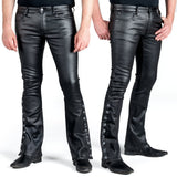 All Access Collection Pants Hellraiser Side Button Waxed Denim Jeans - Black