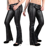 All Access Collection Pants Hellraiser Side Laced Waxed Denim Jeans - Black