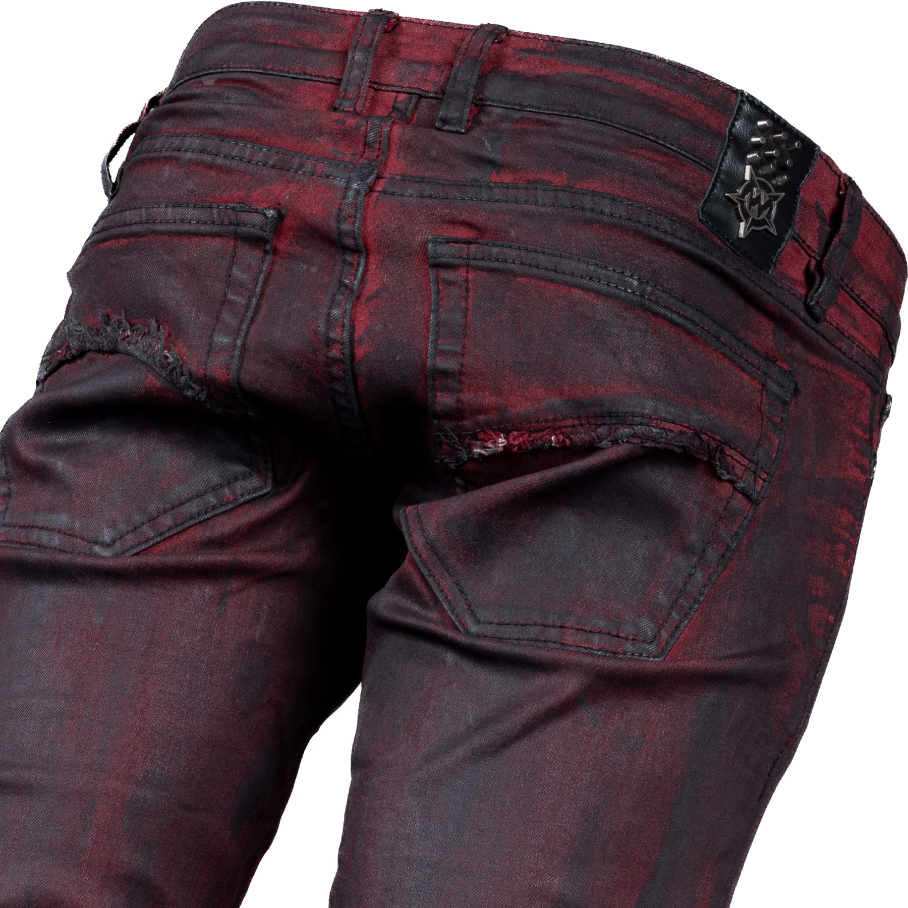All Access Collection Pants Rampager Coated Jeans - Crimson - Ready to Ship - Size 30x32