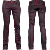 All Access Collection Pants Rampager Coated Jeans - Crimson - Ready to Ship - Size 30x32
