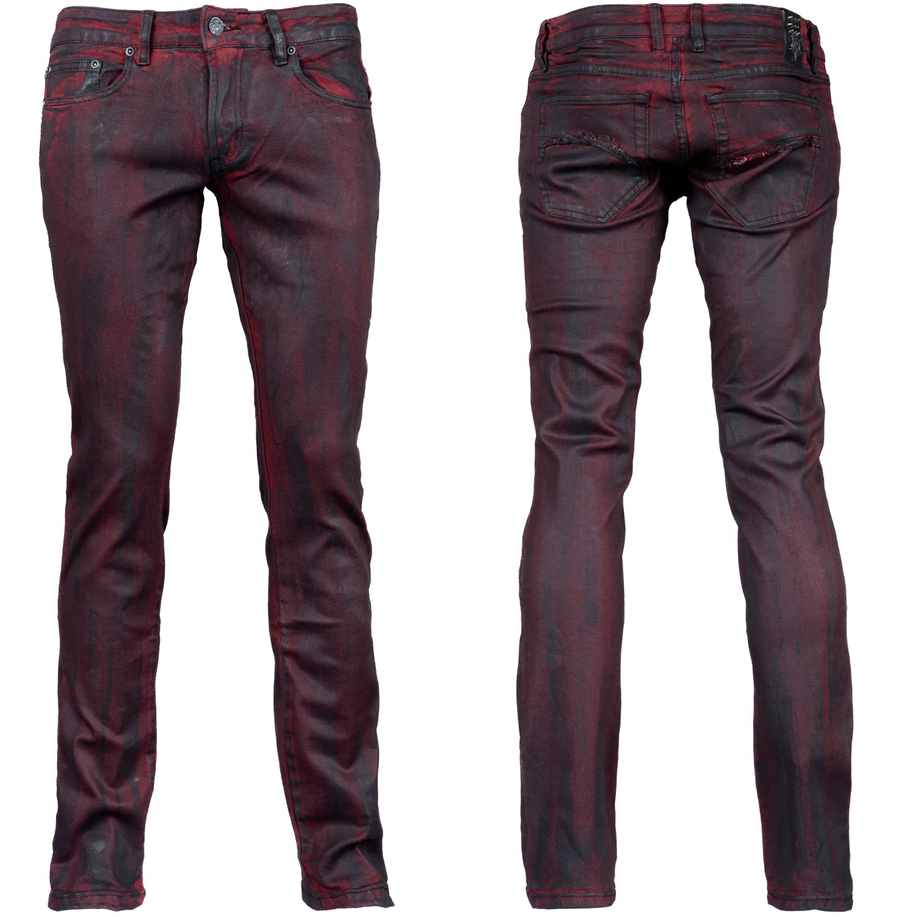 All Access Collection Pants Rampager Coated Jeans - Crimson - Ready to Ship - Size 30x32