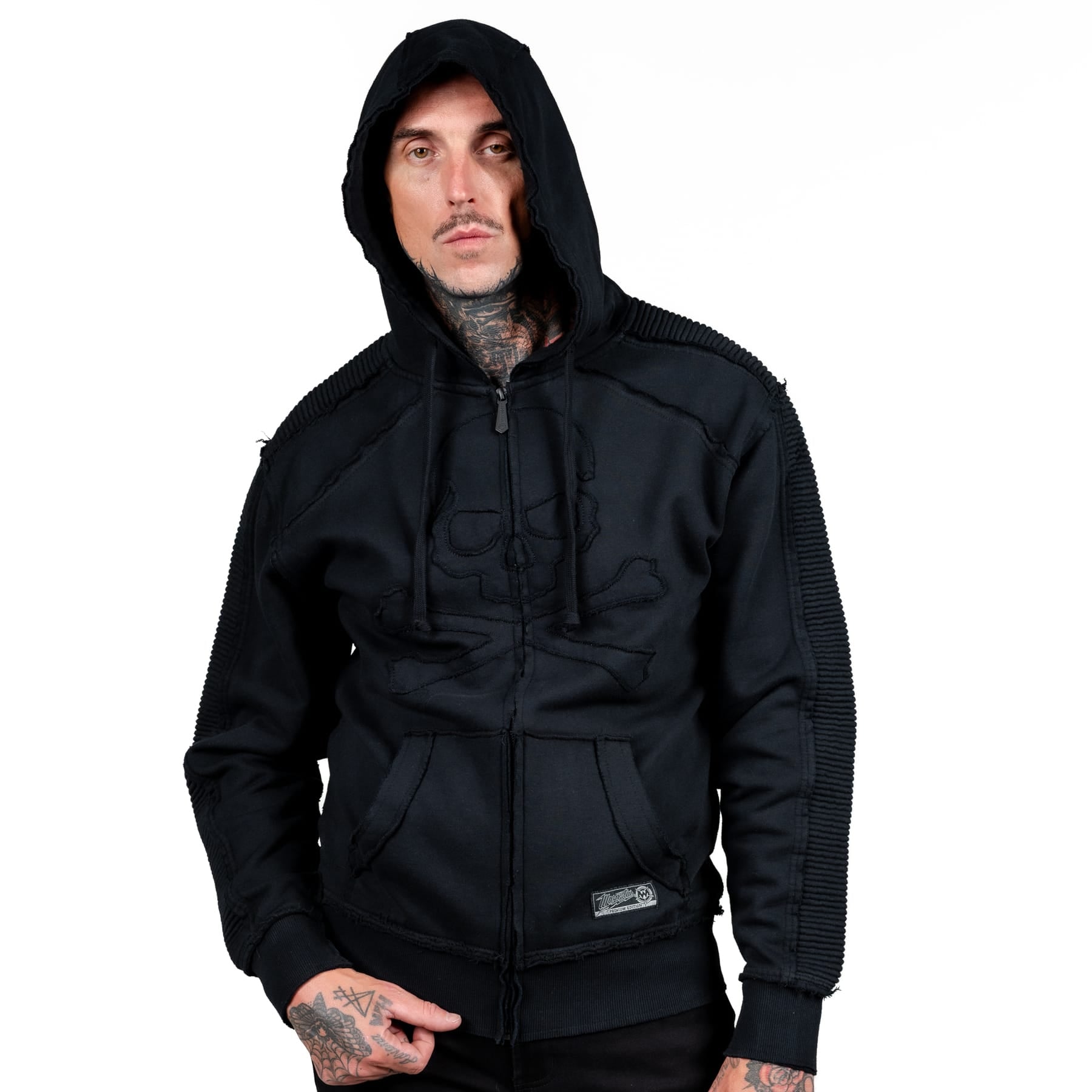 Artist Asylum Collection Hoodie Black Skull Hoodie